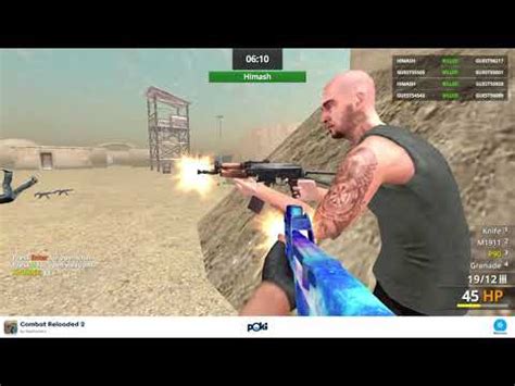 combat reloaded 2 poki|I GOT A NEW RANK AND WON A SUPER MATCH : COMBAT .